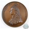 1887 Golden Jubilee of Queen Victoria Copper Medal. This impressive 77mm Medal weighs 228.8 grams an