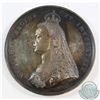 1887 Golden Jubilee of Queen Victoria Silver Medal. This impressive 77mm Medal weighs 217 grams and 