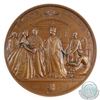 Image 1 : Large Bronze Medal Struck by the City of London to Commemorate the Arrival of Princess Alexandra of 