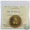 Image 1 : Test Token 1984 Loon $1 CH#TT-100.21 ICCS Certified MS-65
