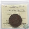 Token, Halfpenny 1857, PC-5D, Breton 720, ICCS MS-60