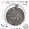 1945 Birks Sterling Silver Award Medallion from the Toronto Conservatory of Music, awarded to Grade 