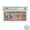 75-14-06.  1901 Canadian Bank of Commerce $5, Cox-Various, S/N: 421821/A, PMG VF-25.  A respectable 