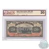 550-28-22.  1929 Bank of Nova Scotia $20, McLeod-Moore, S/N: 320757/A, BCS VF-20.  The note has a te