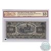 Image 1 : 730-16-08.  1912 Union Bank of Canada $10, Galt-Various, Blue-Gray Frame, No. Above Sheet Number, S/