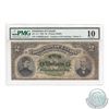 DC-11-i.  1887 Dominion of Canada $2, Various-Courtney, Series A, S/N: 025922/D, PMG VG-10.  Only 60