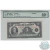 BC-1.  1935 Bank of Canada $1, Osborne-Towers, S/N: B1951406/B, PMG EF-40, EPQ.
