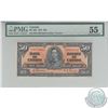 BC-26b.  1937 Bank of Canada $50, Gordon-Towers, S/N: B/H4021642, PMG AU-55.