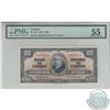 BC-27b.  1937 Bank of Canada $100, Gordon-Towers, S/N: B/J4057370, PMG AU-55.
