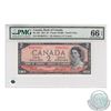 BC-30b.  1954 Bank of Canada Devil's Face $2, Beattie-Coyne, S/N: I/B0967511, PMG GUNC-66, EPQ.  An 