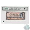 BC-34a.  1954 Bank of Canada Devil's Face $50, Coyne-Towers, S/N: A/H0774219, PMG CUNC-64, EPQ.
