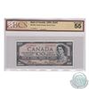 BC-35a.  1954 Bank of Canada Devil's Face $100, Coyne-Towers, S/N: A/J1539613, BCS AU-55