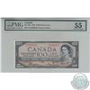 BC-35a.  1954 Bank of Canada Devil's Face $100, Coyne-Towers, S/N: A/J1626252, PMG AU-55