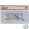 BC-56cA.  1986 Bank of Canada Replacement $5, Bonin-Thiessen, S/N: FNX8308060, BCS AU-50, Original. 