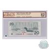 BC-58aS.  1991 Bank of Canada Specimen $20, Thiessen-Crow, S/N: EIA0000000, Specimen #0842, BCS CUNC