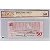 BC-59aS.  1988 Bank of Canada Specimen $50, Thiessen-Crow, S/N: EHP0000000, Specimen #0842, BCS UNC-