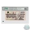 BC-60a.  1988 Bank of Canada $100, Thiessen-Crow, S/N: AJY8475680, PMG GUNC-66, EPQ.