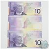 Image 1 : BC-63a.  2001 Bank of Canada ERROR $10, Knight-Thiessen, S/N: FDT4664748 in UNC Condition.  An incom
