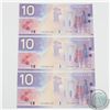 Image 2 : BC-63a.  2001 Bank of Canada ERROR $10, Knight-Thiessen, S/N: FDT4664748 in UNC Condition.  An incom