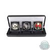 Image 1 : RCM Issue: Lot of 3x Canada Commemorative Silver Dollars - 2002 Queen Mother Proof, 2004 French Sett