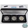 Image 1 : RCM Issue: Lot of 3x Canada Commemorative Proof Silver Dollars - 2007 Celebration of the Arts, 2008 