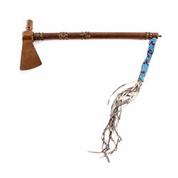 Northern Plains Brass Head Pipe Tomahawk 1890-1900