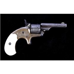 Factory Engraved Colt Open Top .22 Revolver 1874