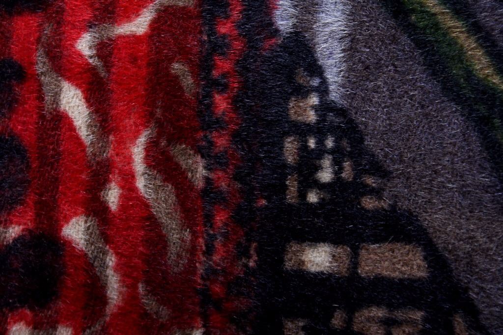 Antique Chase Horse Hair Lap Carriage Blanket