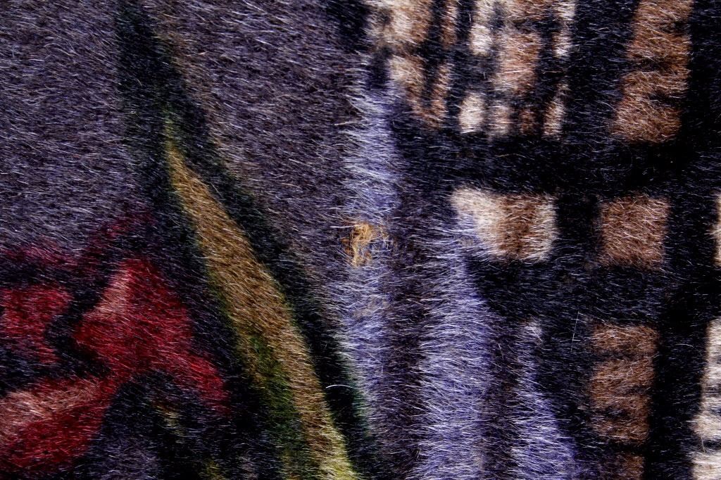 Antique Chase Horse Hair Lap Carriage Blanket