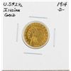 Image 1 : 1914-D $2 1/2 Indian Head Gold Coin