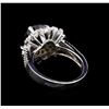 Image 3 : 4.24 ctw Fancy Black Diamond Ring - 14KT White Gold