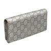 Image 3 : Gucci Silver Guccissima Leather Monogram Long Wallet