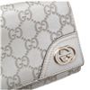 Image 5 : Gucci Silver Guccissima Leather Monogram Long Wallet