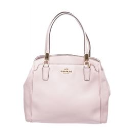 Coach Pink Leather Satchel
