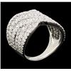 Image 4 : 3.03 ctw Diamond Ring - Platinum