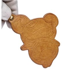 Louis Vuitton Vachetta Leather Murakami Panda Ces Limited Edition Key Chain