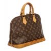 Image 2 : Louis Vuitton Monogram Canvas Leather Alma PM Handbag