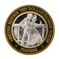 .999 Silver Pioneer Hotel & Gambling Hall $10 Casino Limited Edition Gaming Toke