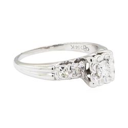 0.33 ctw Diamond Ring - 14KT White Gold