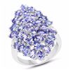 Image 1 : STERLING SILVER TANZANITE RING