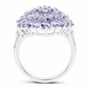 Image 2 : STERLING SILVER TANZANITE RING
