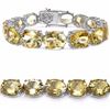 Image 1 : STERLING SILVER CITRINE BRACELET