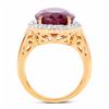 Image 2 : STERLING SILVER INDIAN RUBY RING
