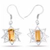 Image 3 : STERLING SILVER CITRINE EARRING