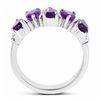 Image 2 : STERLING SILVER AFRICAN AMETHYST RING