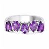 Image 3 : STERLING SILVER AFRICAN AMETHYST RING