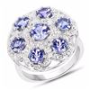 Image 1 : STERLING SILVER TANZANITE RING
