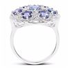 Image 2 : STERLING SILVER TANZANITE RING
