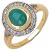 Image 1 : STERLING SILVER BRAZILIAN SAKOTA EMERALD RING