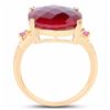 Image 2 : STERLING SILVER CHECKER BOARD RUBY RING